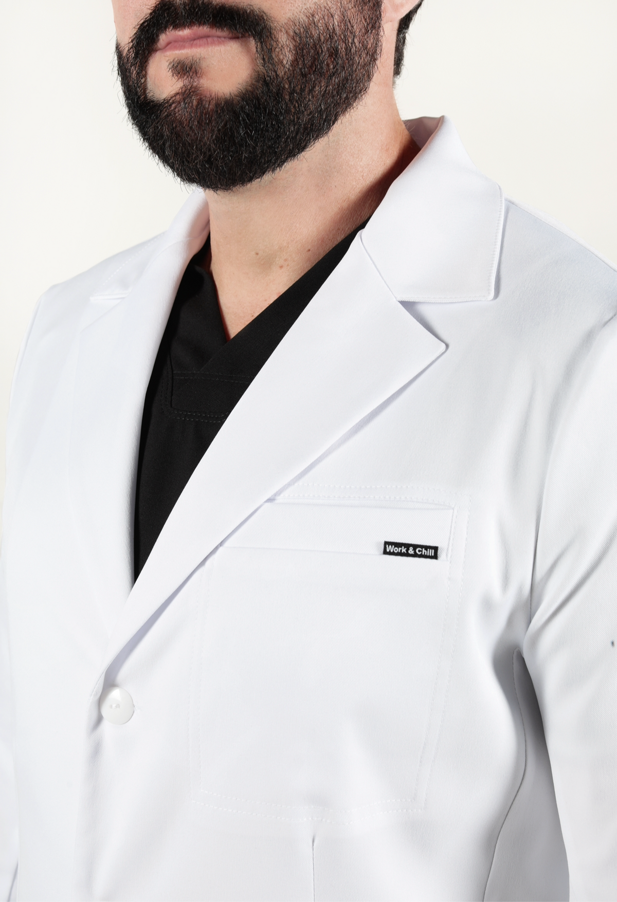 Men’s White Medic Coat