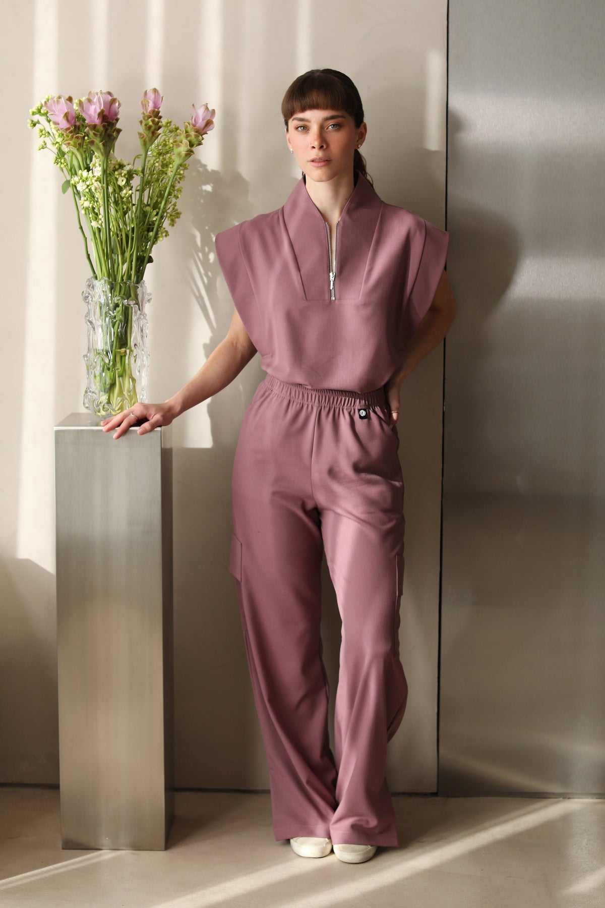Women’s Kate Mauve medical scrub pants