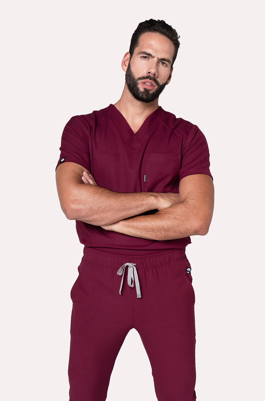 FRESH BURGUNDY SCRUBS