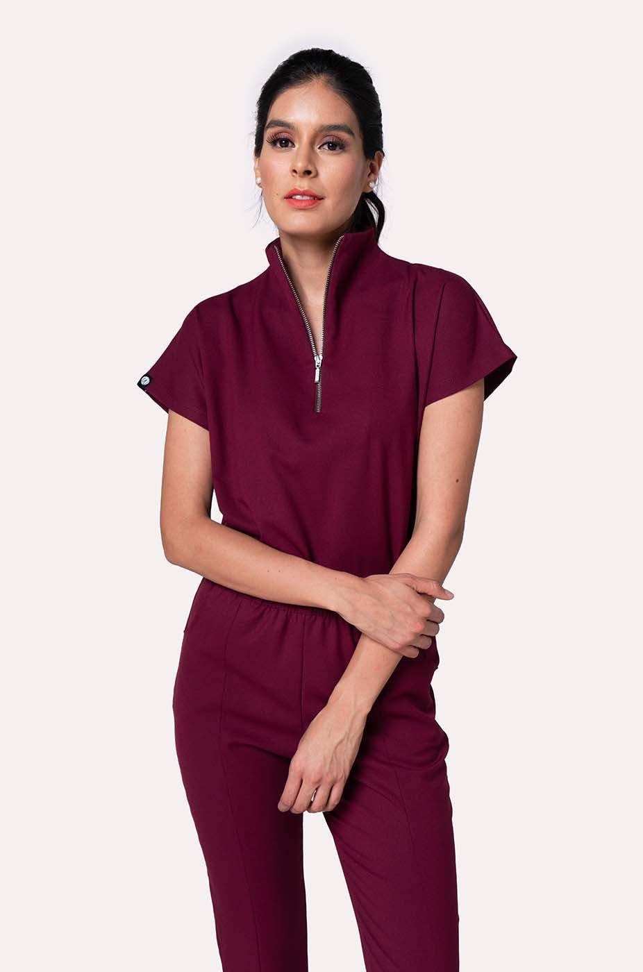 VICTORY BURGUNDY SCRUBS