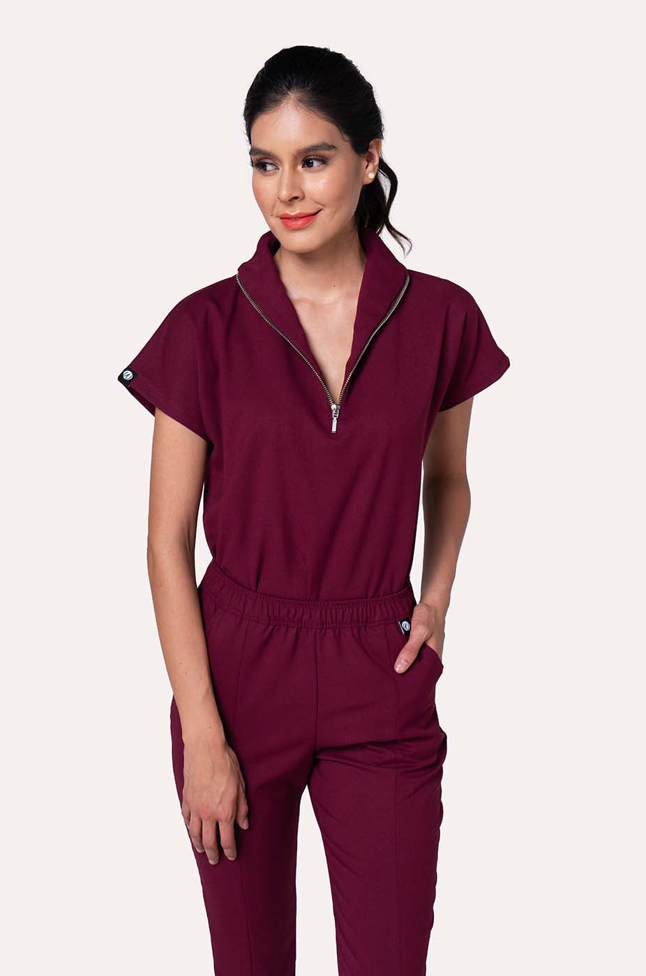 VICTORY BURGUNDY SCRUBS