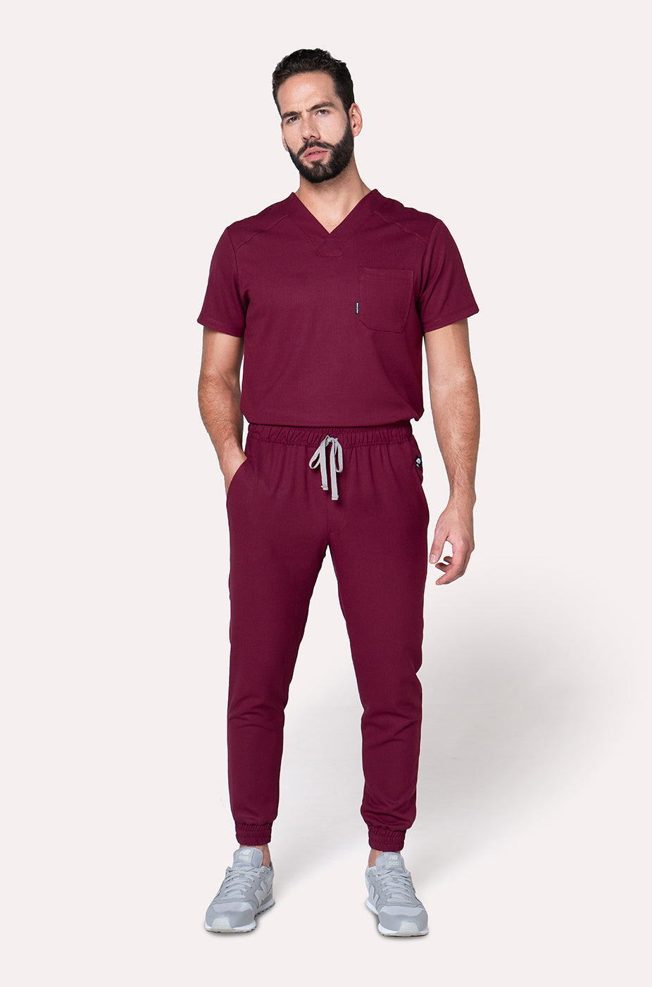 FRESH BURGUNDY SCRUBS