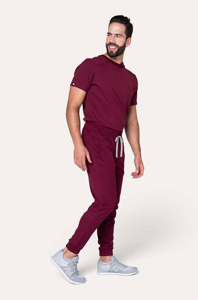 SPORT BURGUNDY SCRUBS