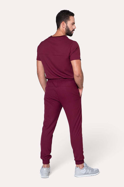 SPORT BURGUNDY SCRUBS