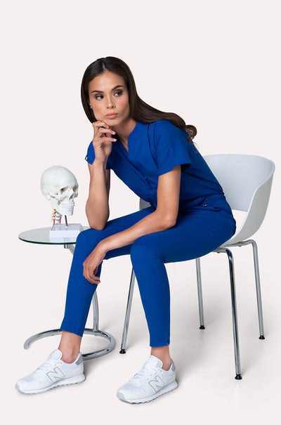 GLAM ROYAL BLUE SCRUBS