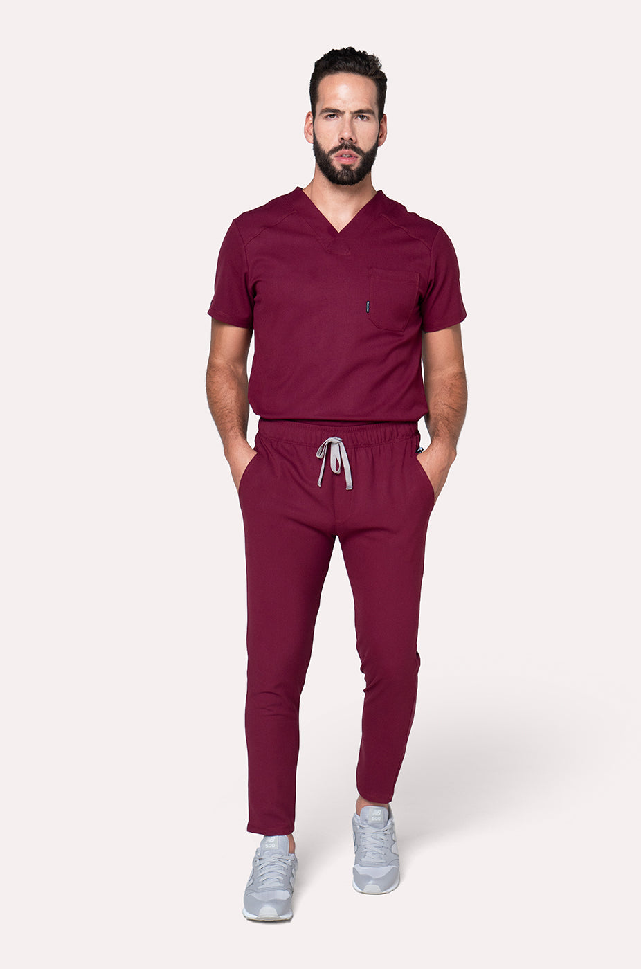 FRESH BURGUNDY SCRUBS