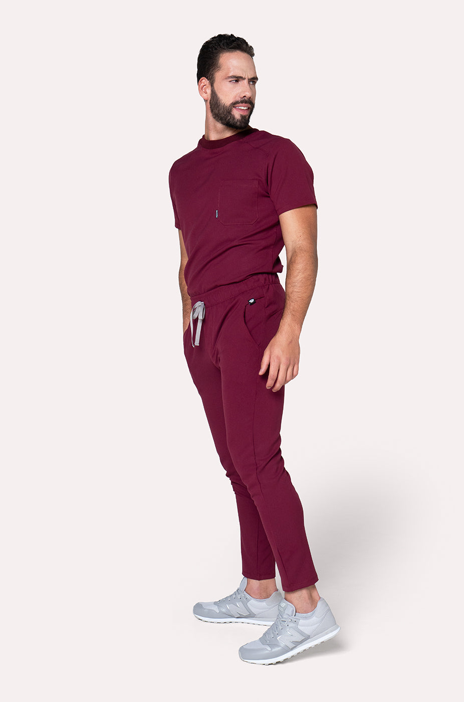 SPORT BURGUNDY SCRUBS