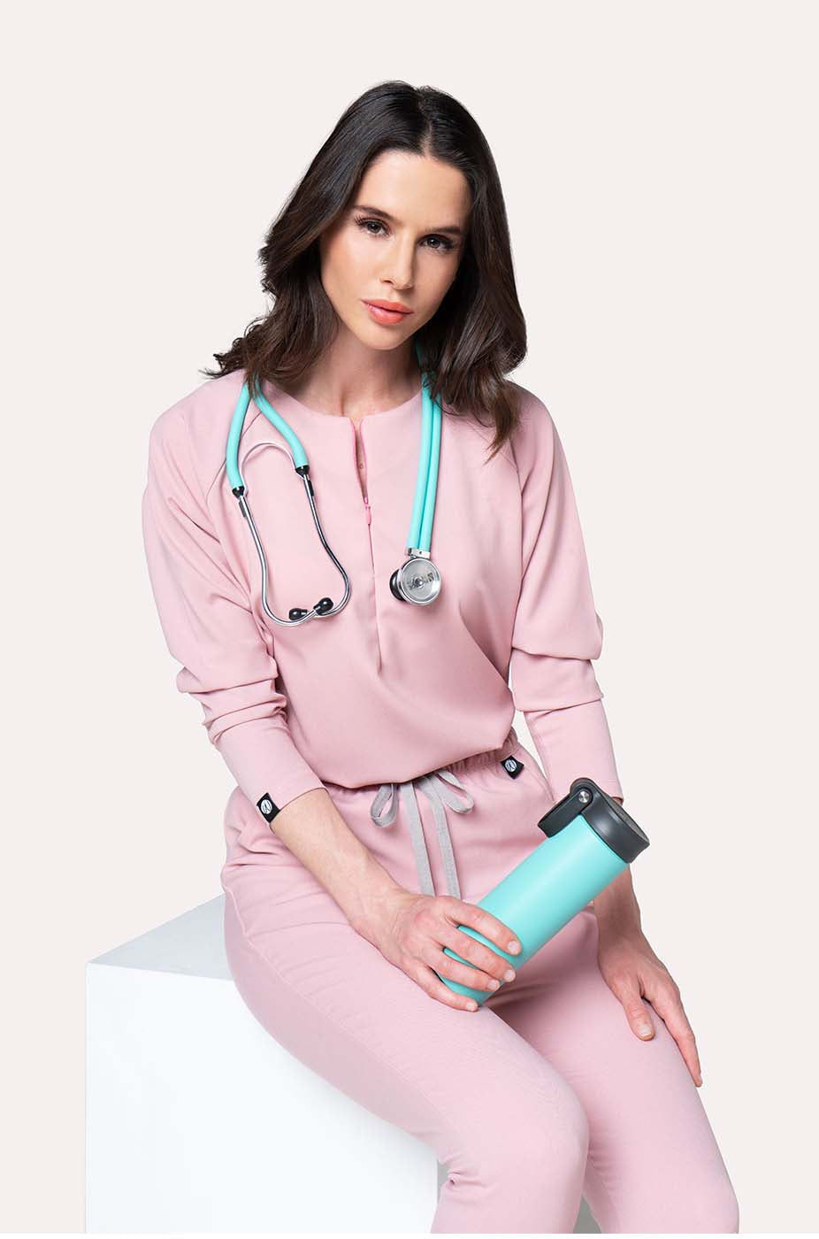 FALL PINK SCRUBS