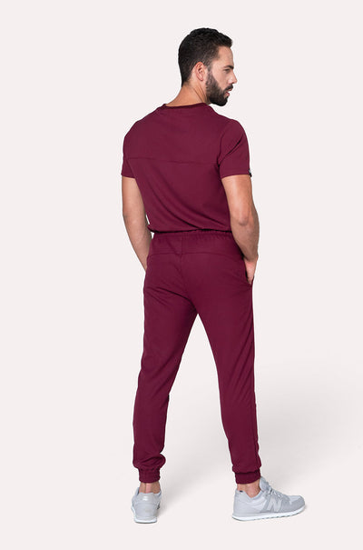 SPORT BURGUNDY SCRUBS