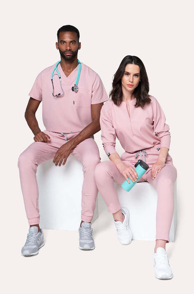 FALL PINK SCRUBS