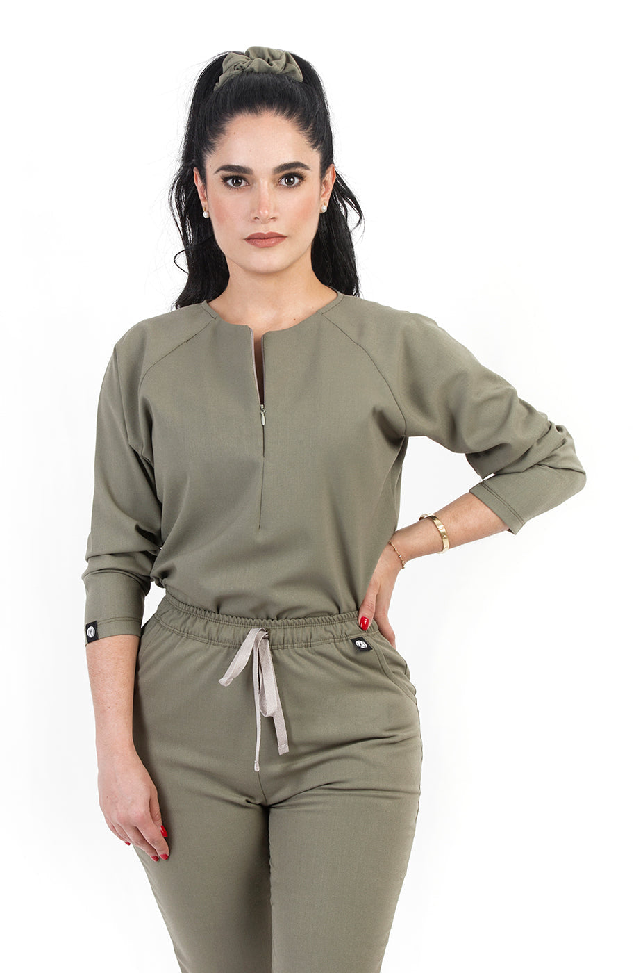 FALL OLIVE SCRUBS